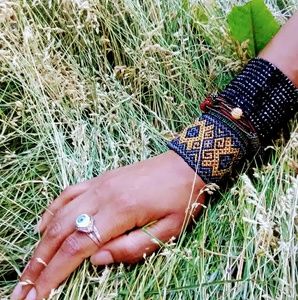 Handmade beaded bracelet